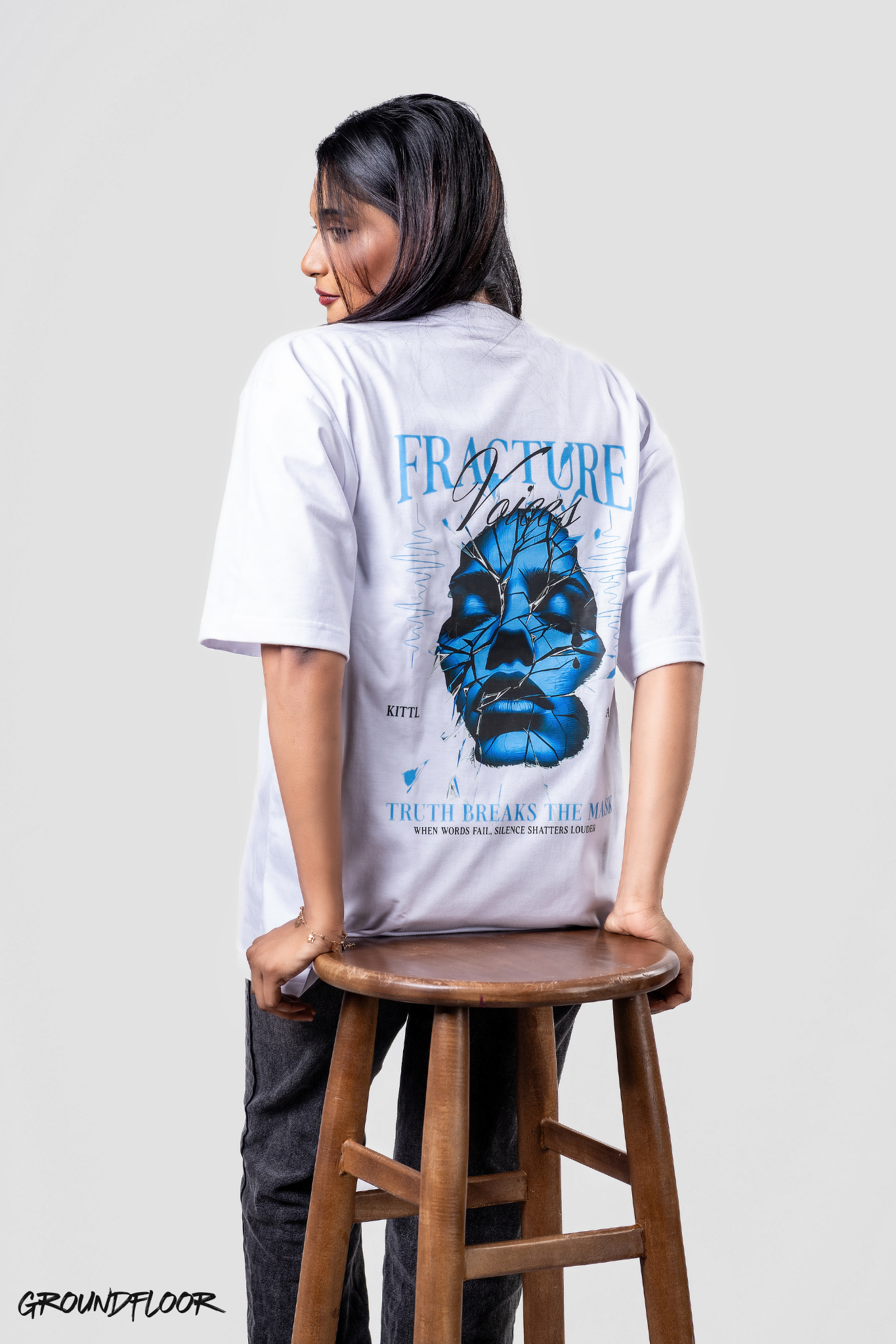 Printed Oversize T-Shirt - 100101