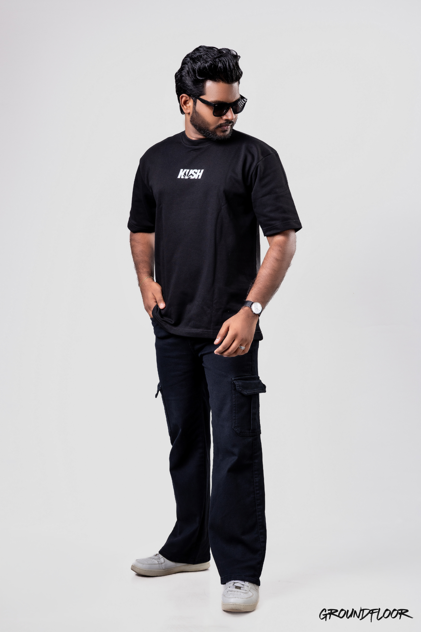 Printed Oversize T-Shirt - 100106