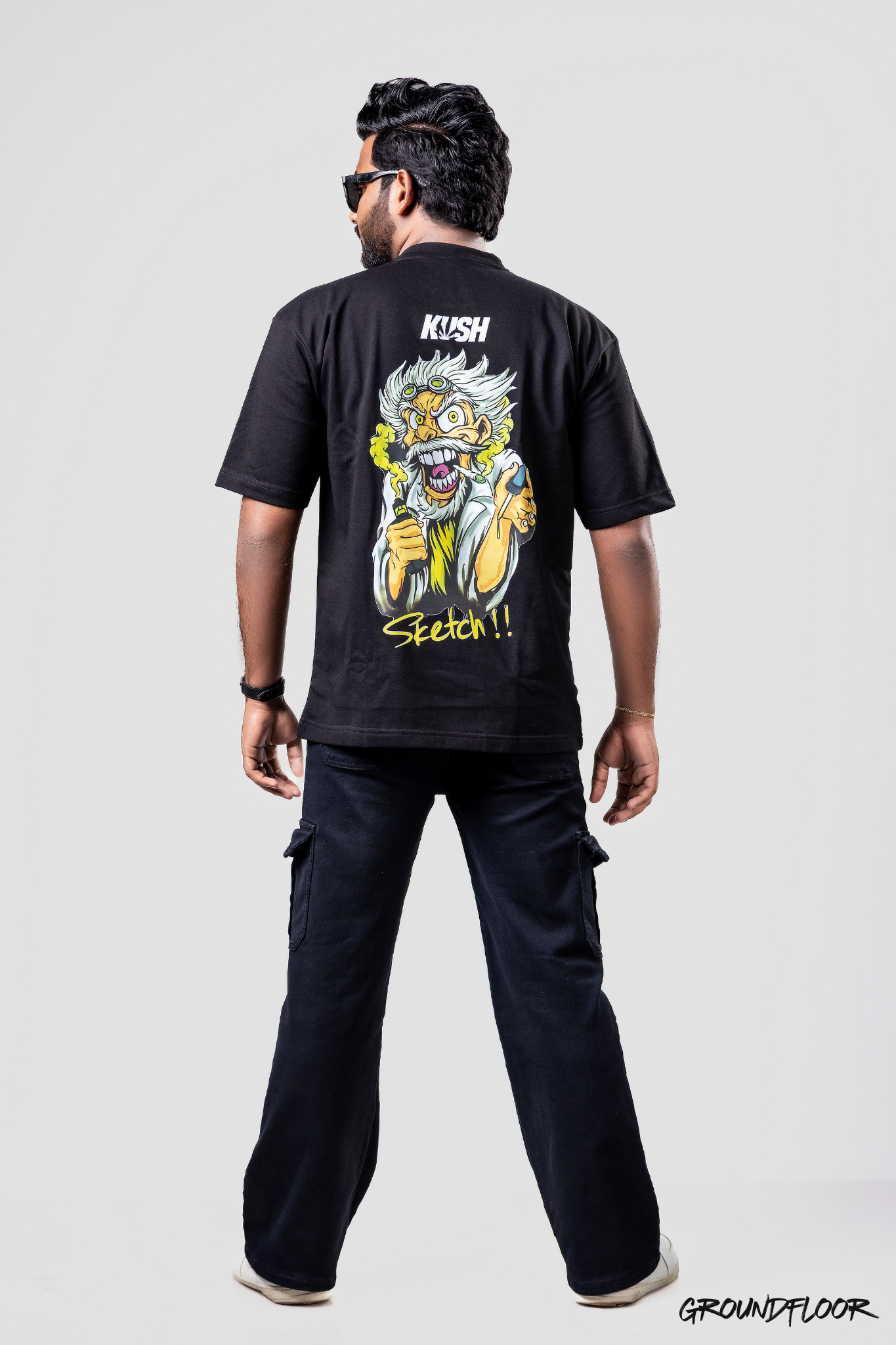 Printed Oversize T-Shirt - 100106