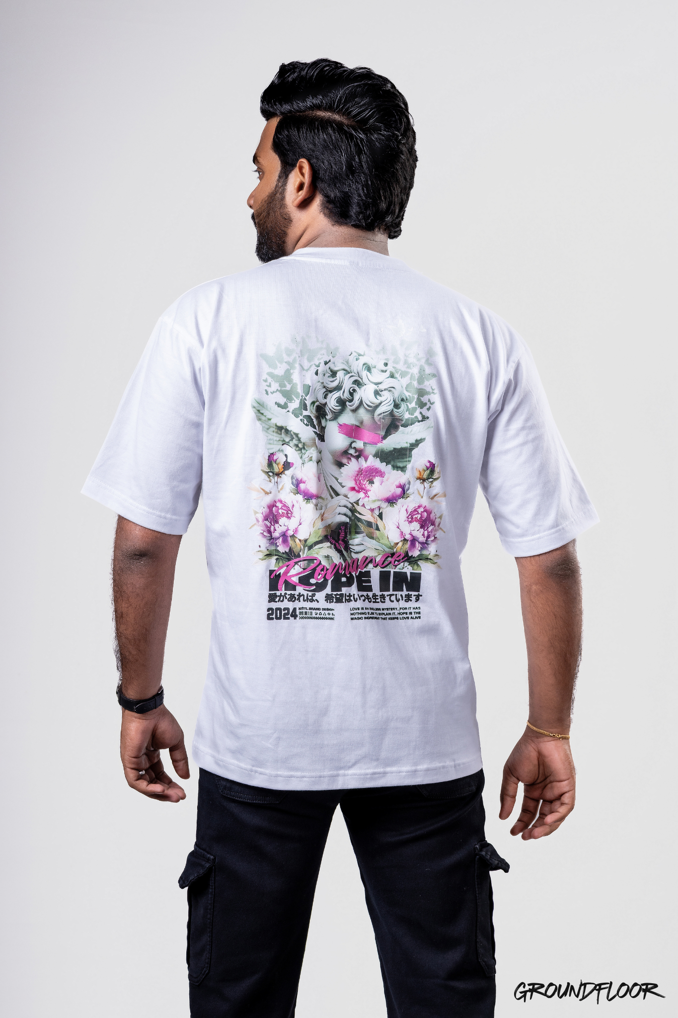 Printed Oversize T-Shirt - 100107