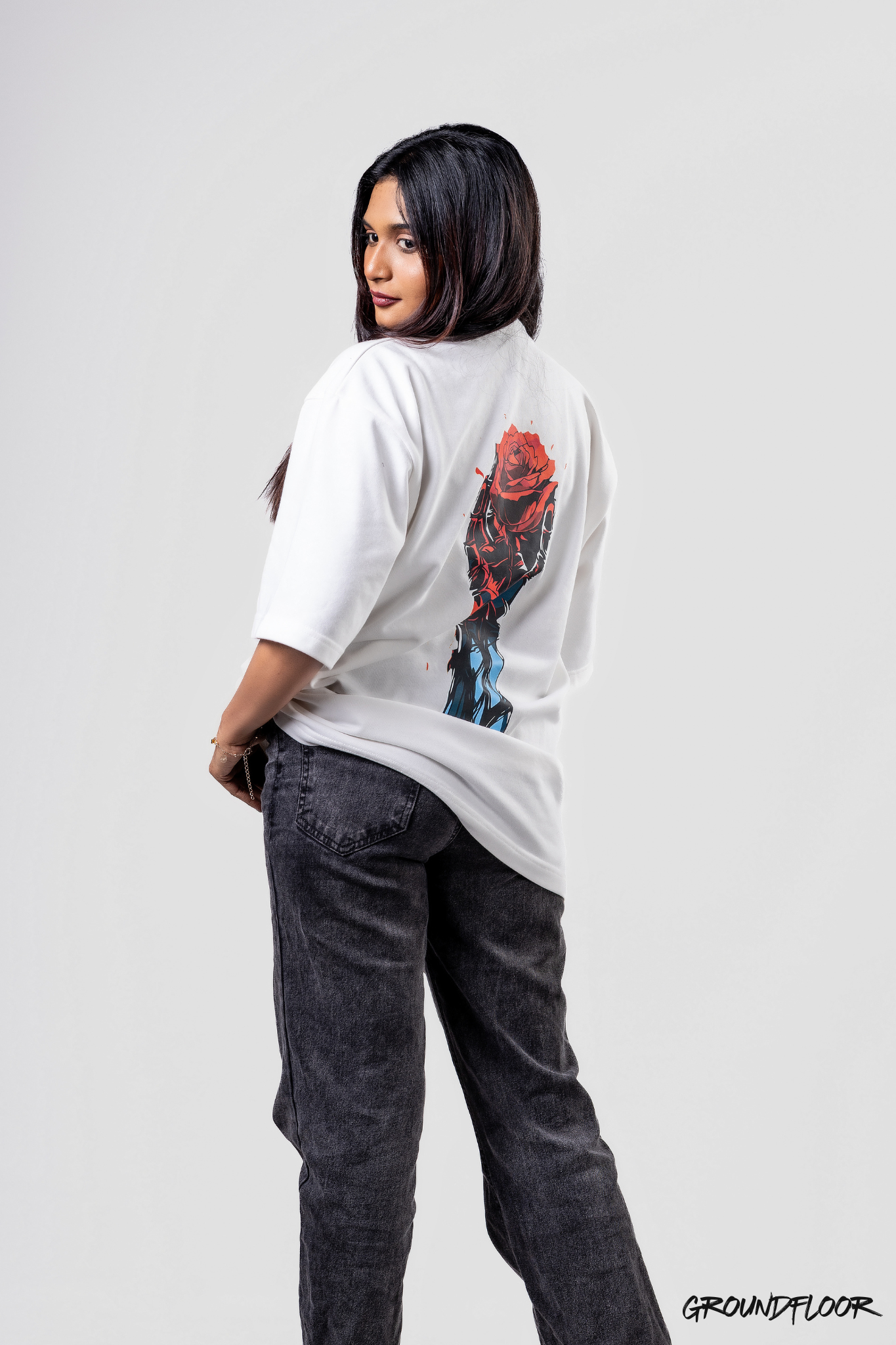 Printed Oversize T-Shirt - 100105