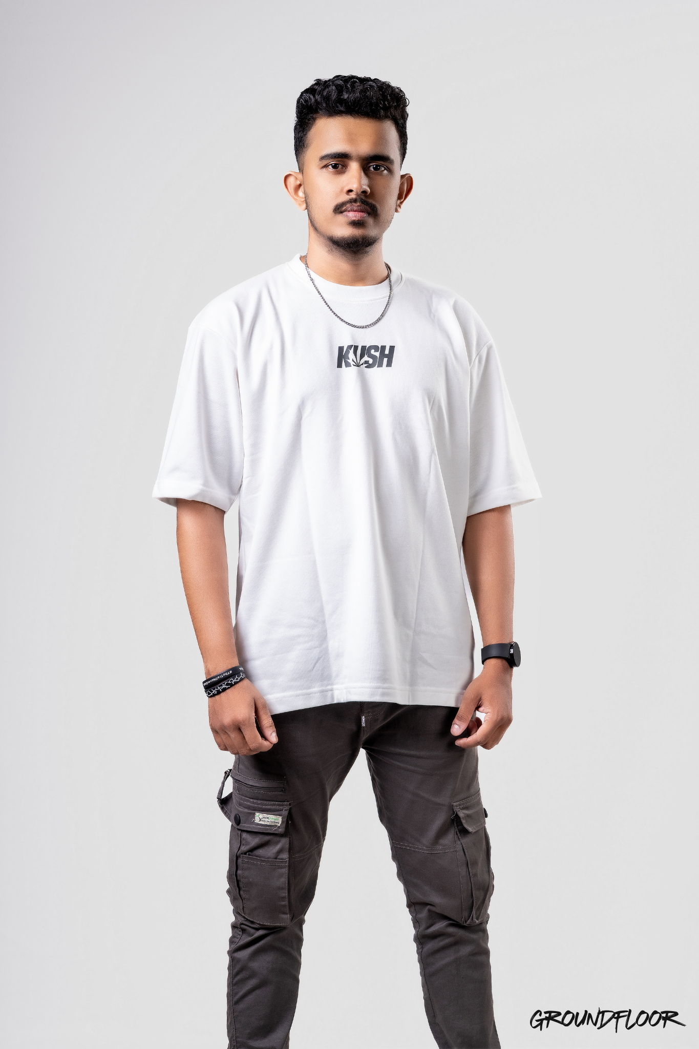 Printed Oversize T-Shirt - 100106