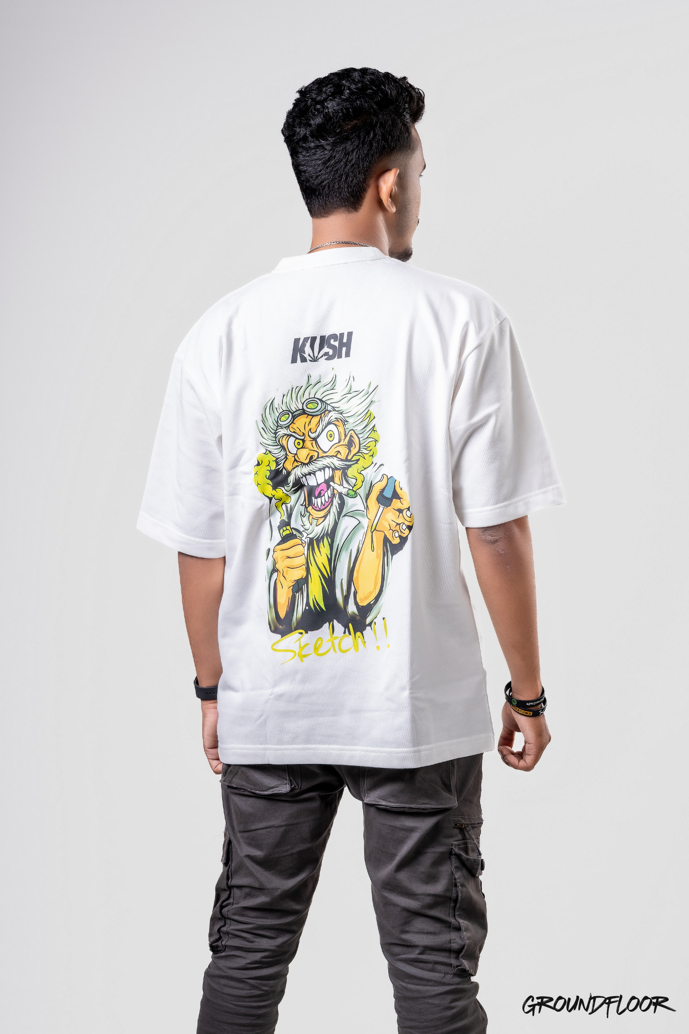 Printed Oversize T-Shirt - 100106