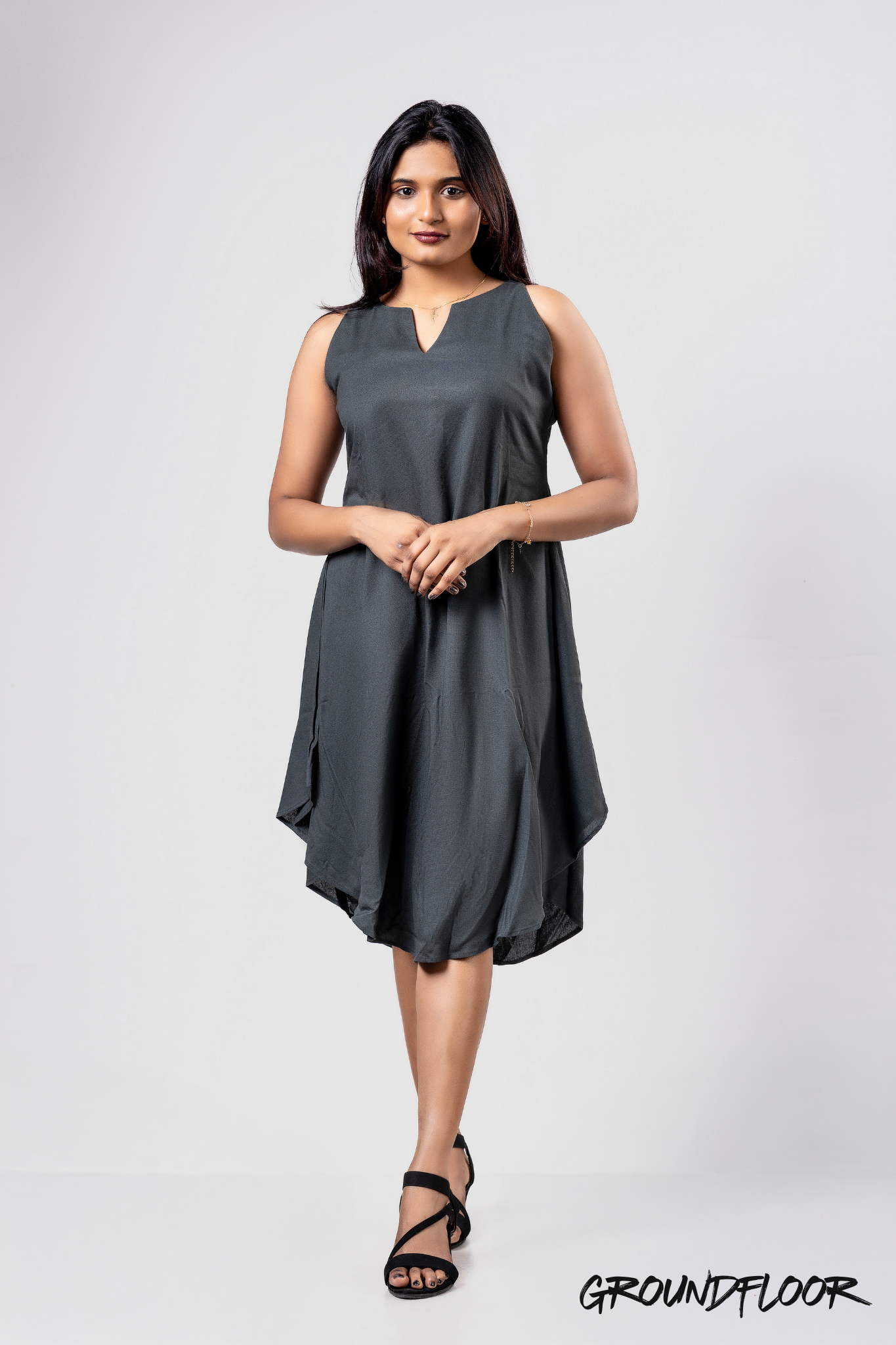 Aura Flow Midi dress - GRFC1110