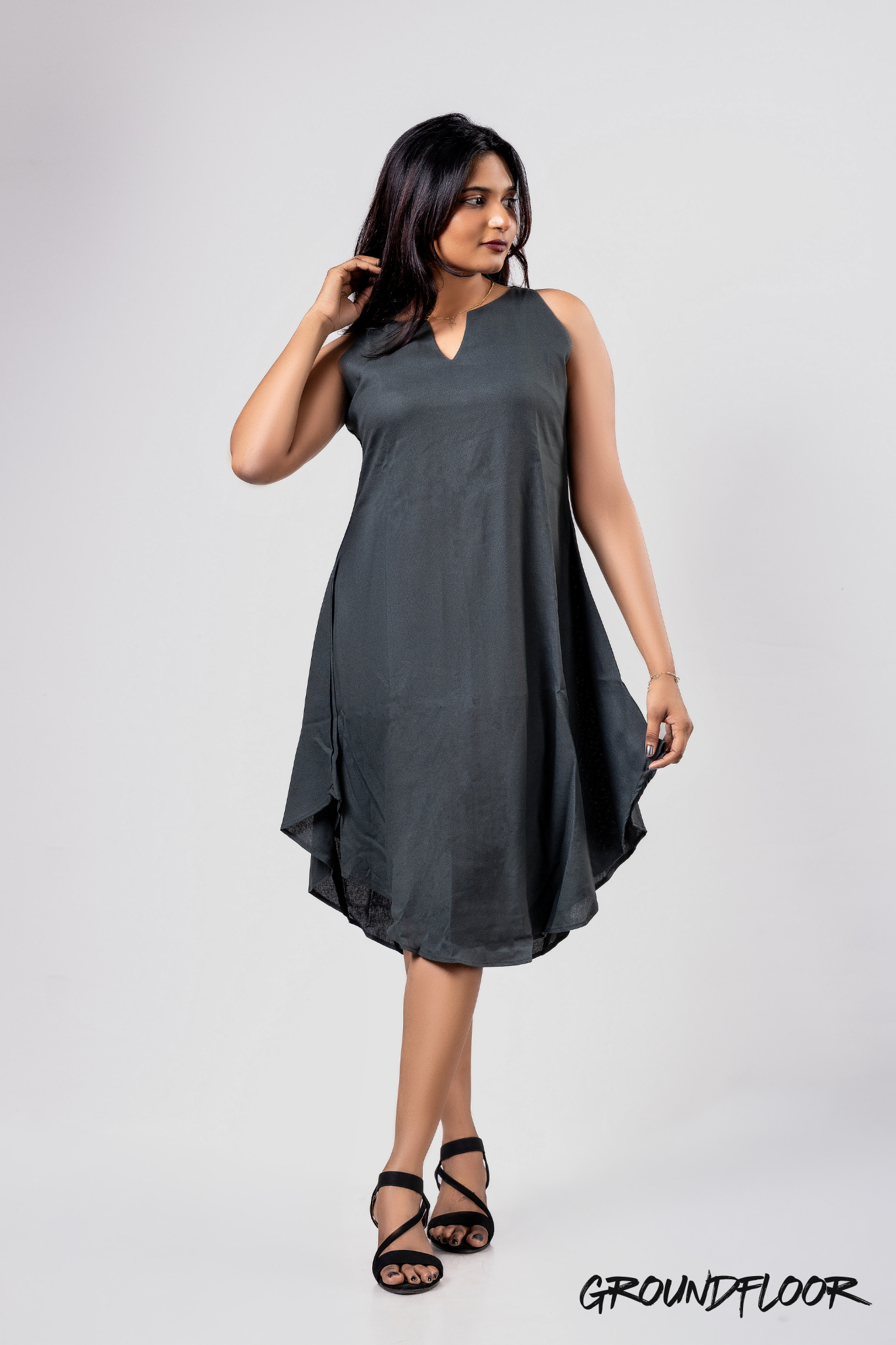 Aura Flow Midi dress - GRFC1110