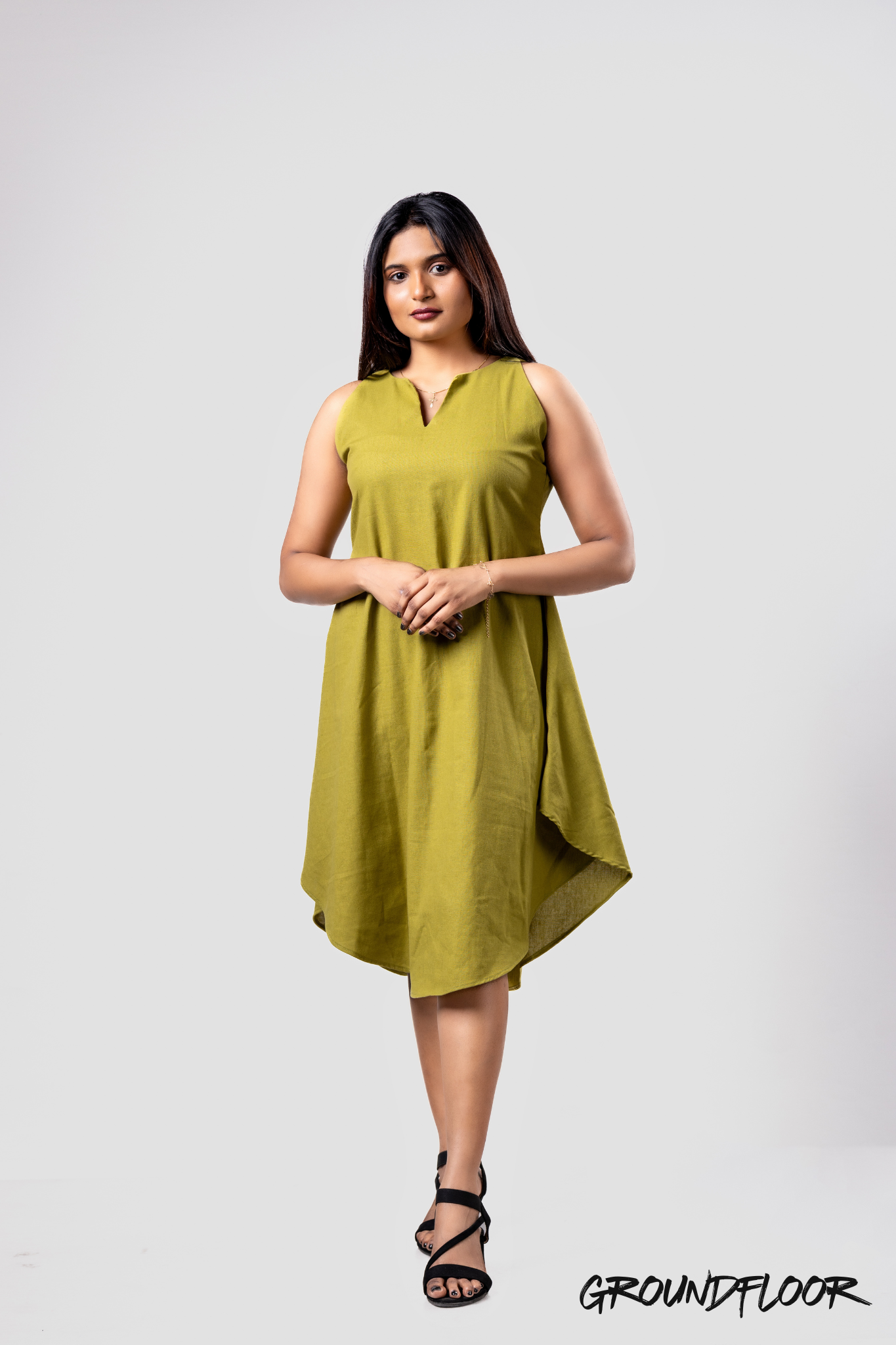 Aura Flow Midi dress - GRFC1110