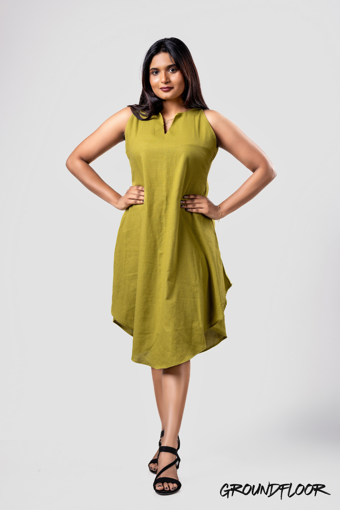 Aura Flow Midi dress - GRFC1110