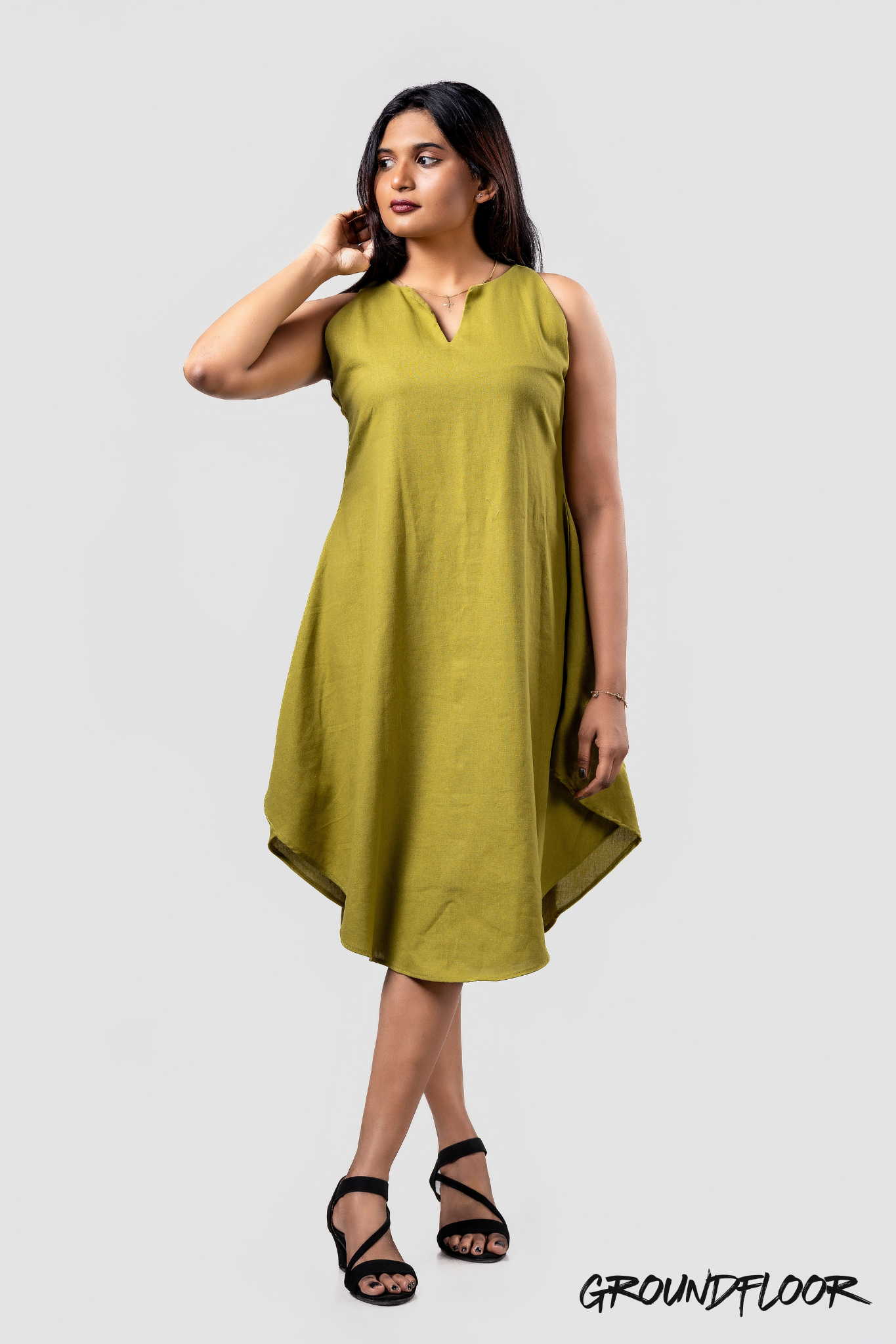 Aura Flow Midi dress - GRFC1110