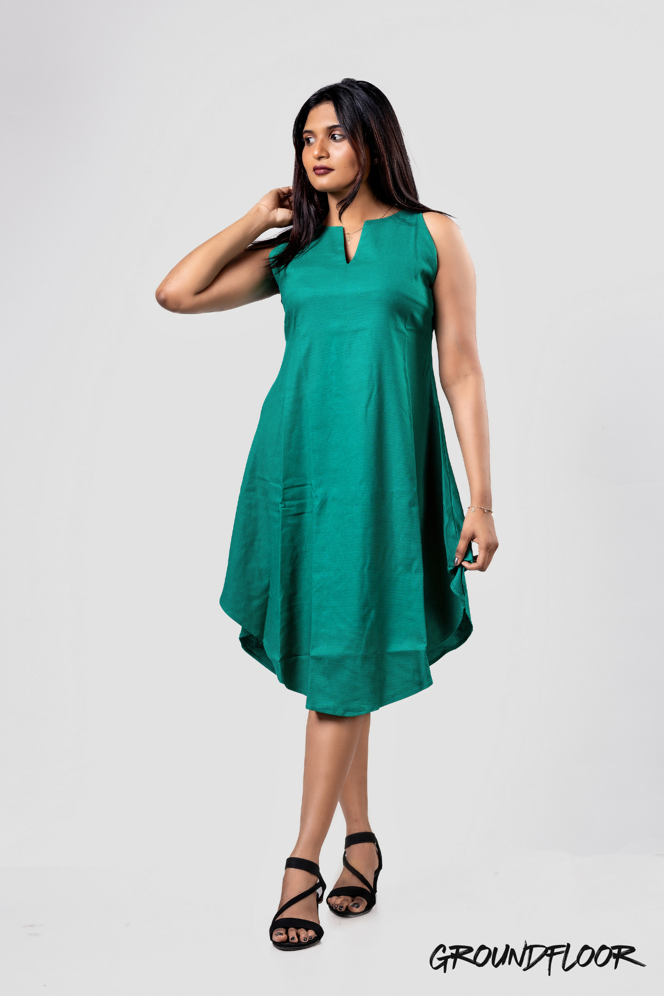 Aura Flow Midi dress - GRFC1110