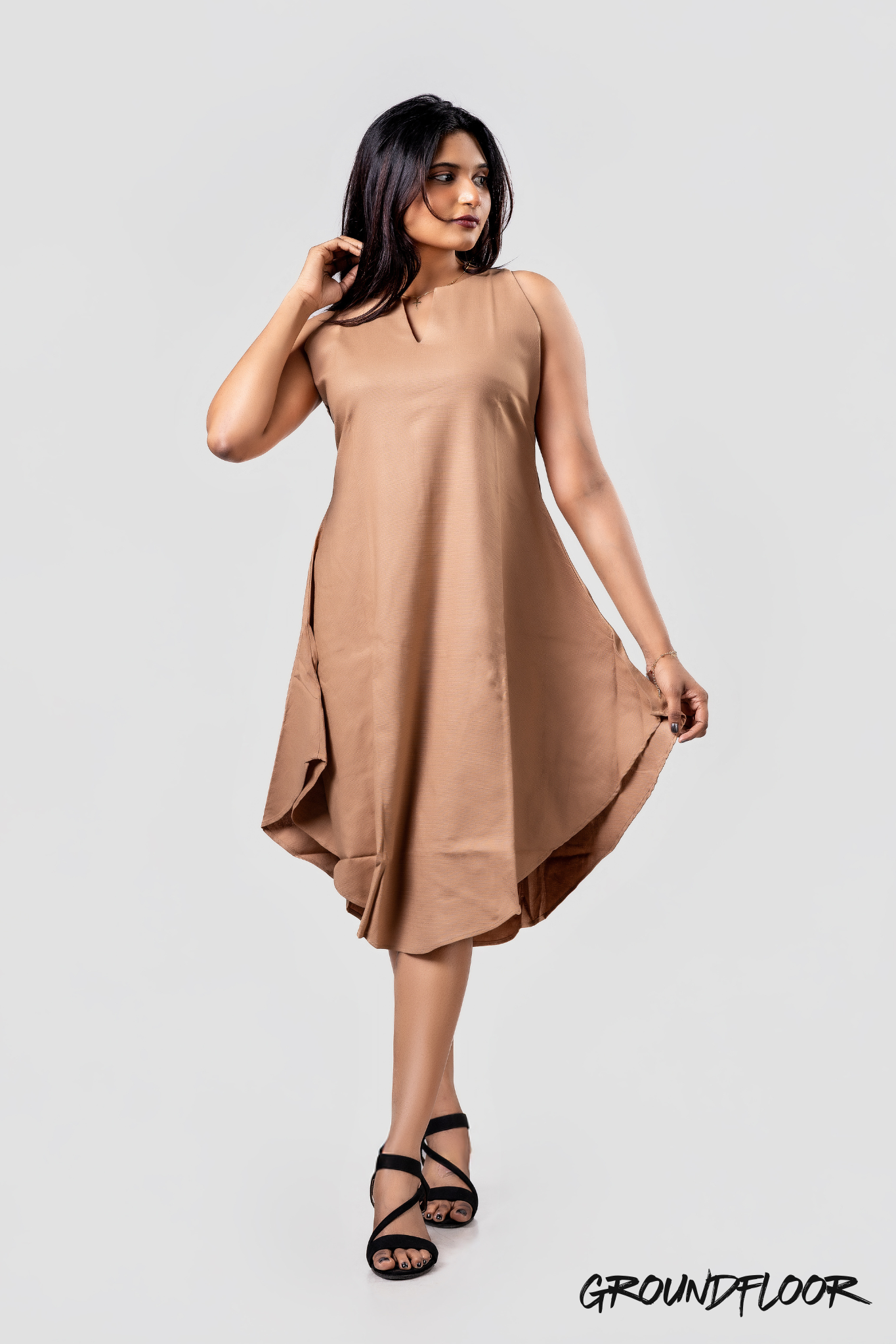 Aura Flow Midi dress - GRFC1110